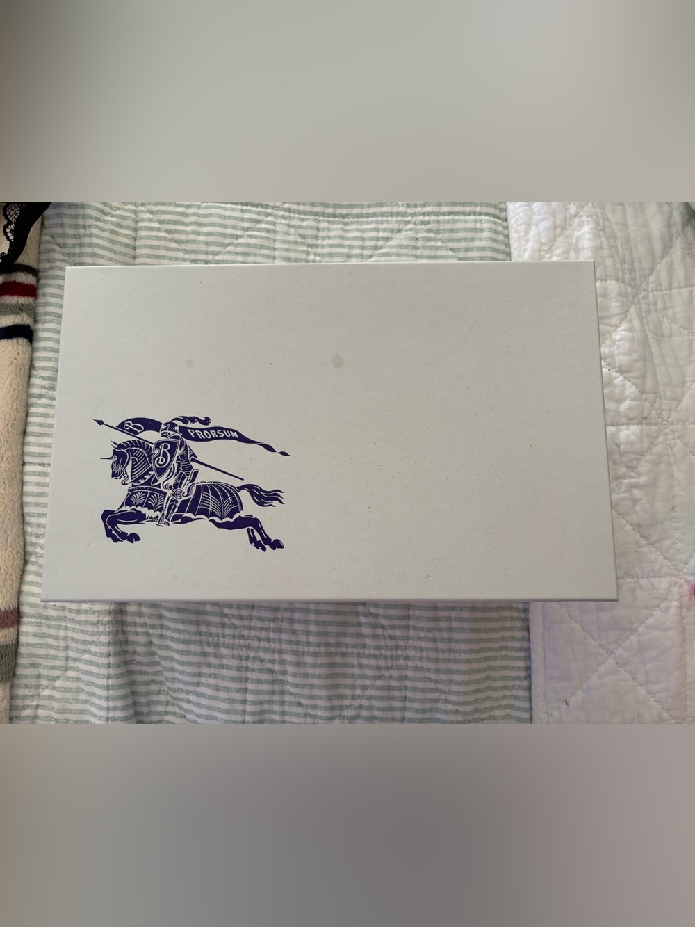 Burberry shoe box